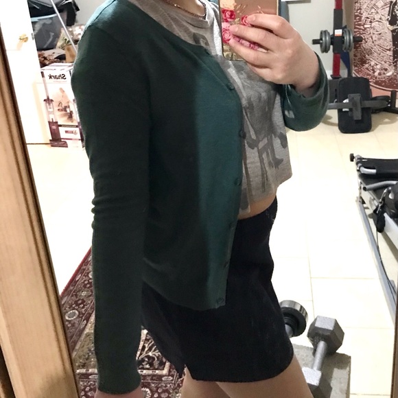 Dark green H&M cardigan - Picture 7 of 7